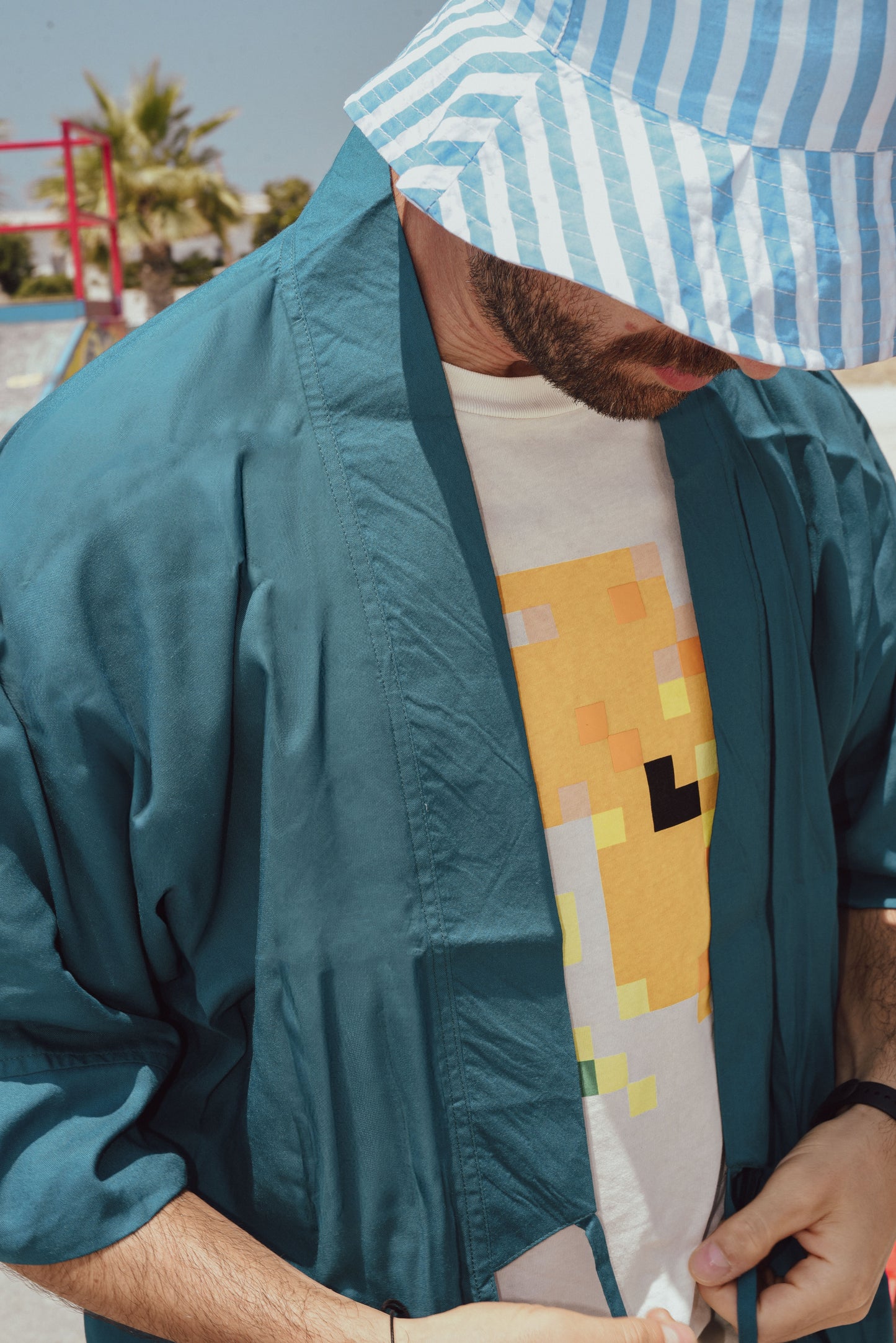 Kimono - Asa - Blu Petrolio