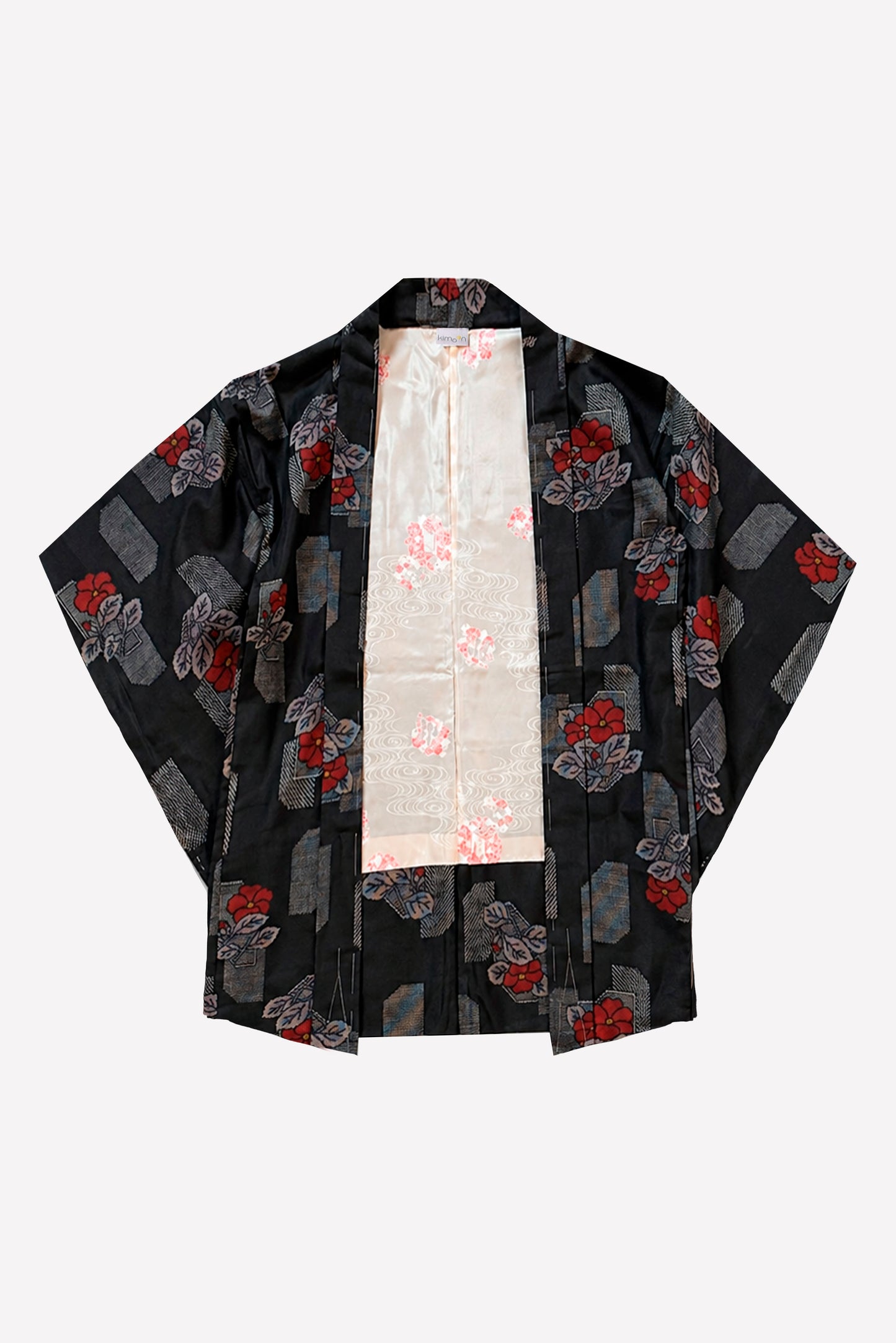 Kimono - Haori - Silent Geometry Black