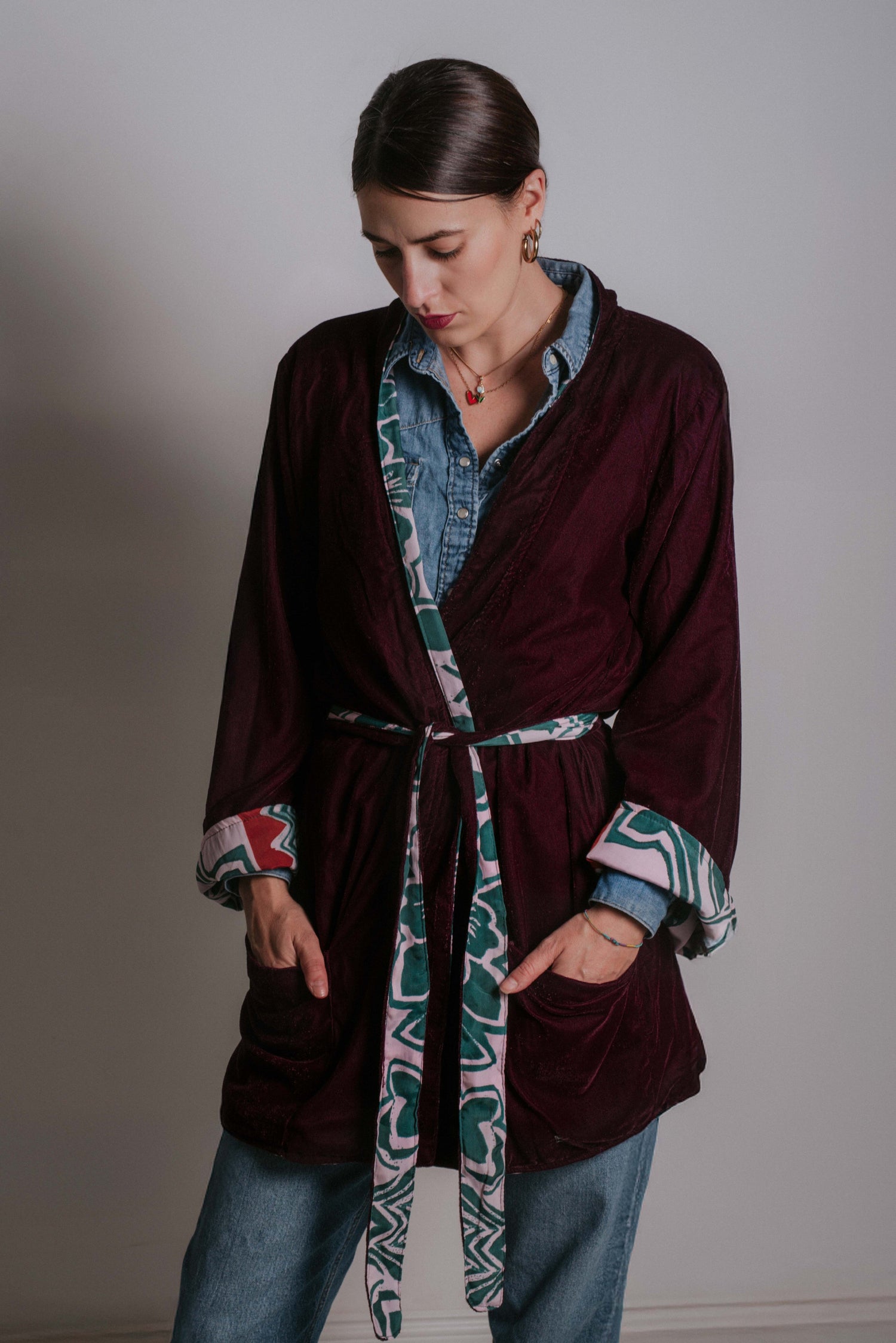 Kimono Velluto Reverse - TWICE