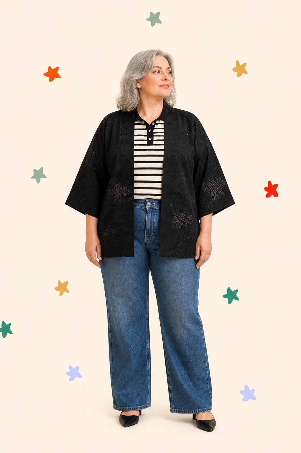 Kimono - Haori - Silent Pattern