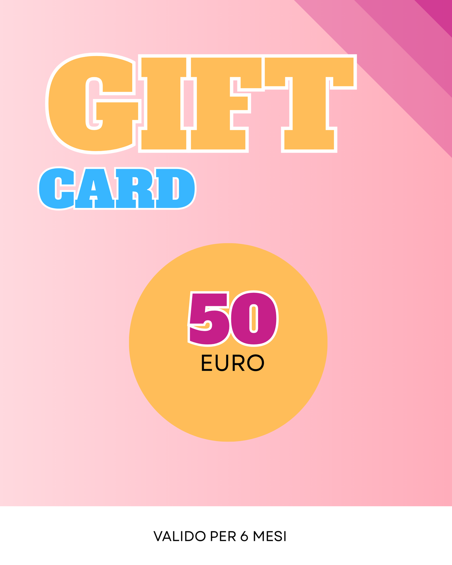 Gift Card - Euro 50