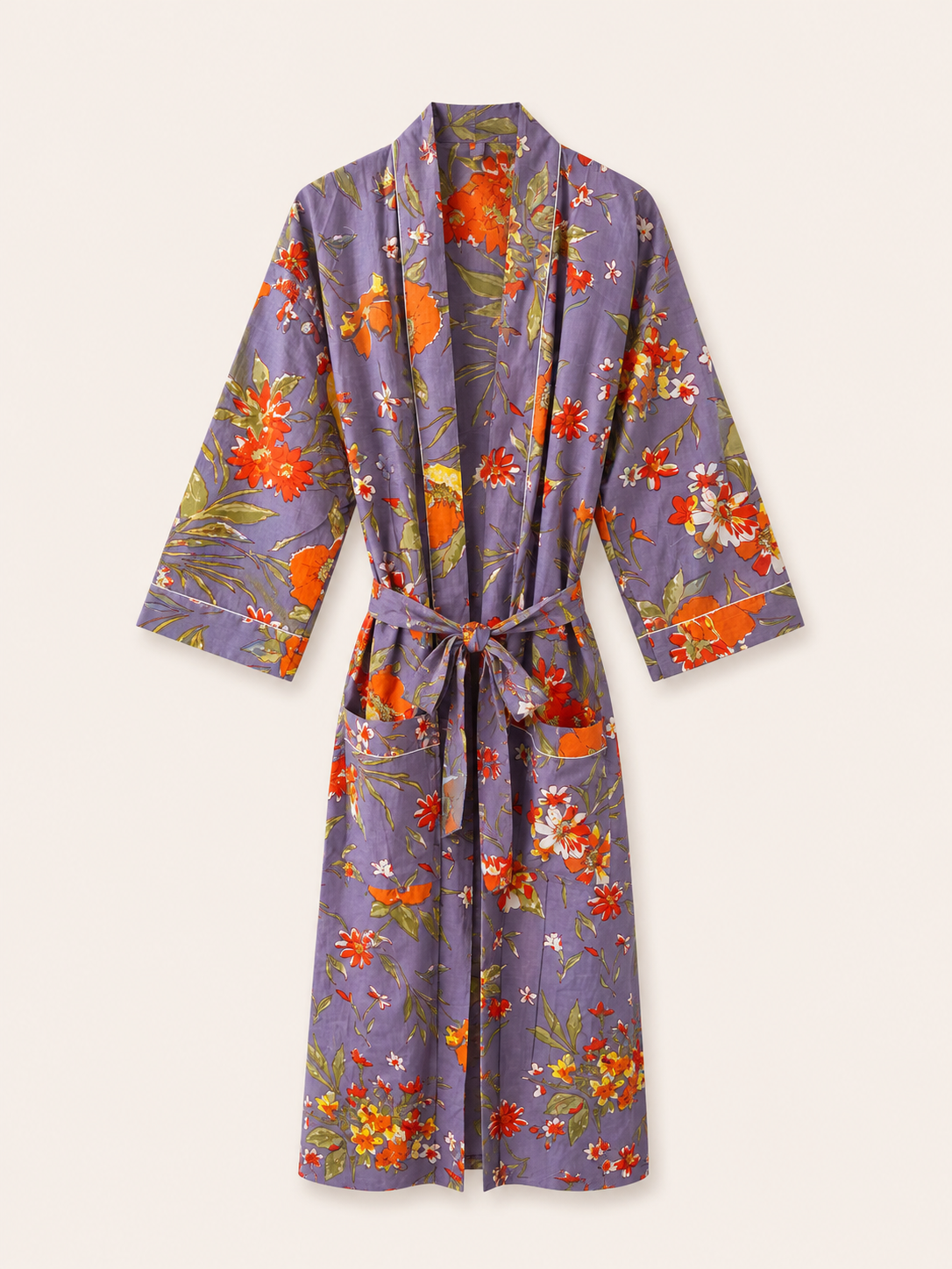 Kimono Cotone - Lavanda