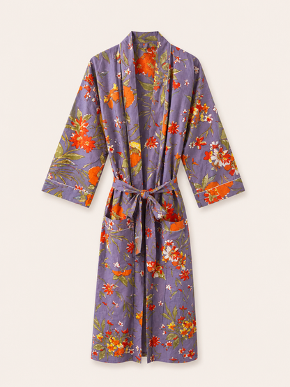 Kimono Cotone - Lavanda