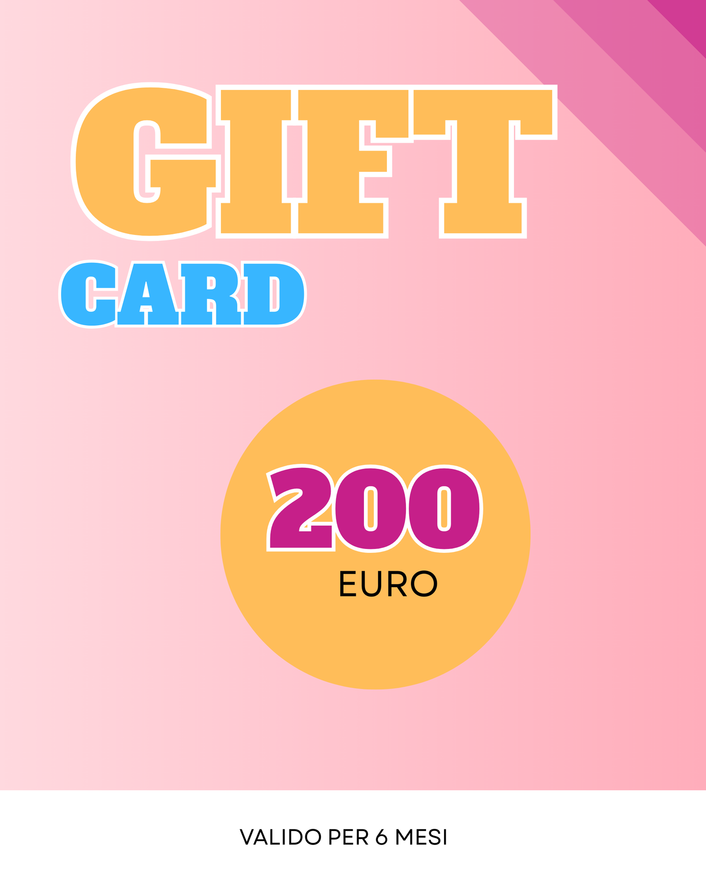 Gift Card - Euro 200