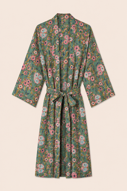 Kimono Cotone - Fiori
