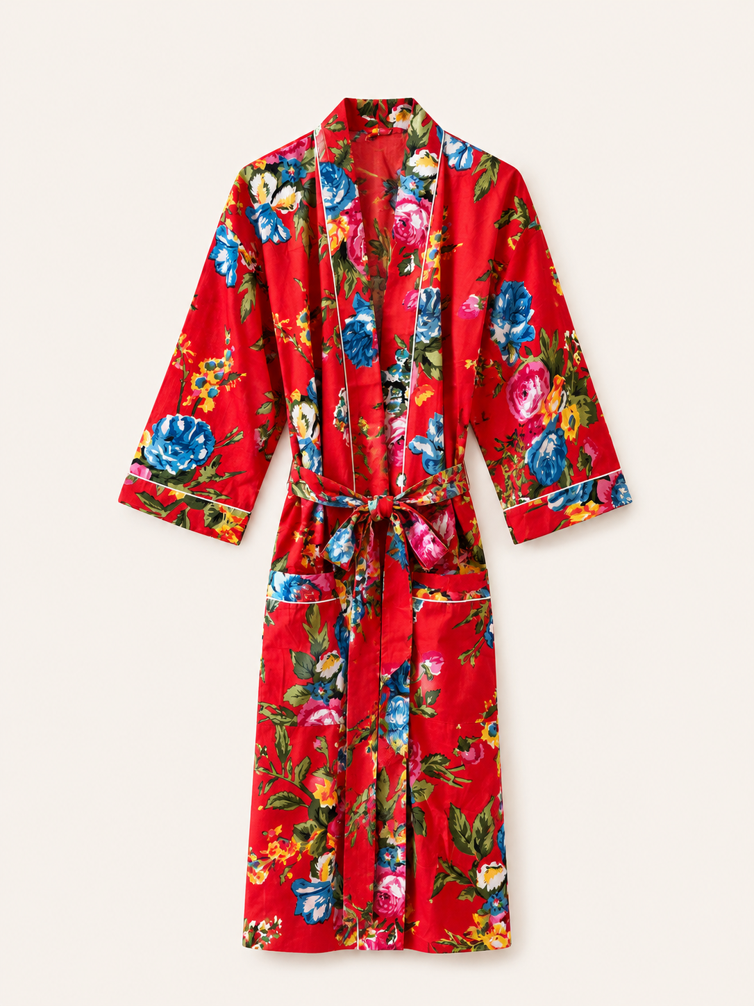 Kimono Cotone - Rosso