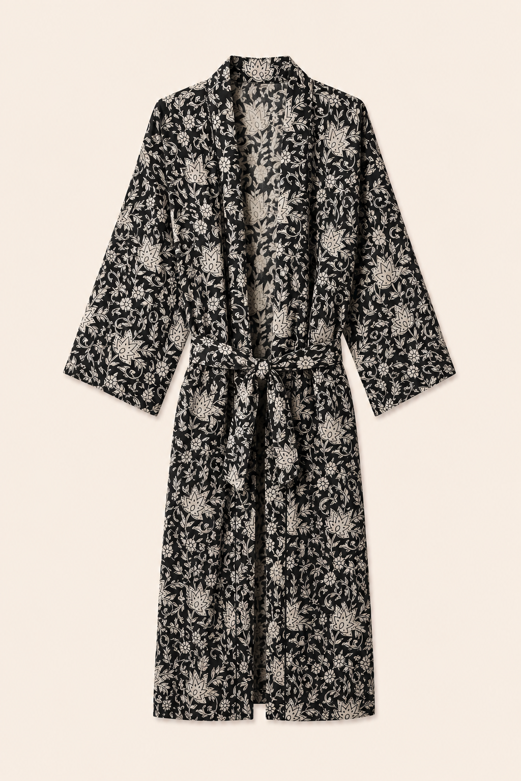 Kimono Cotone - Nero