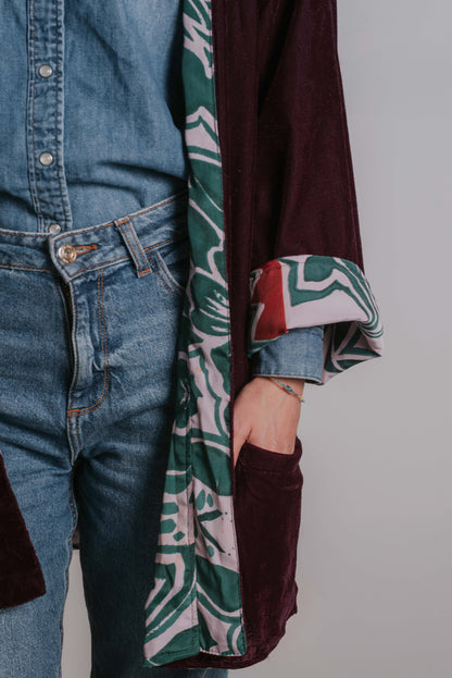 Kimono - Twice - Plum