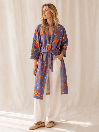 Kimono Cotone - Lavanda