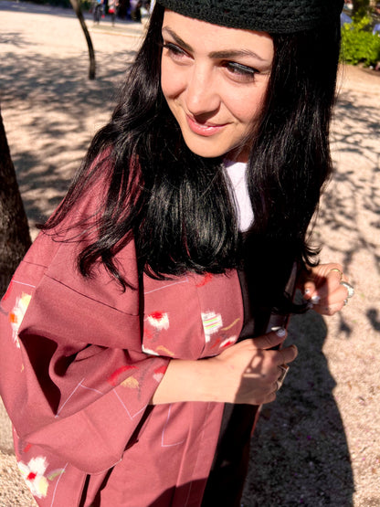 Kimono - Haori - Cinnamon Whisper