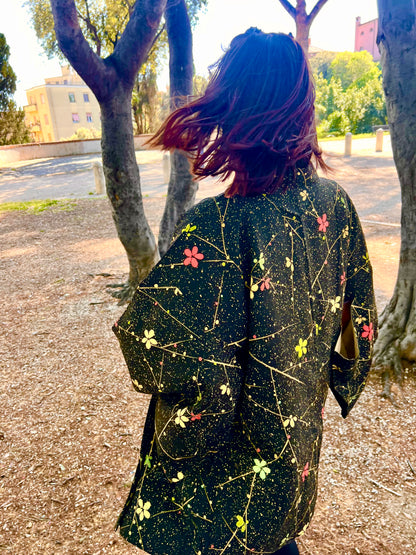 Kimono - Haori - Black Stardust