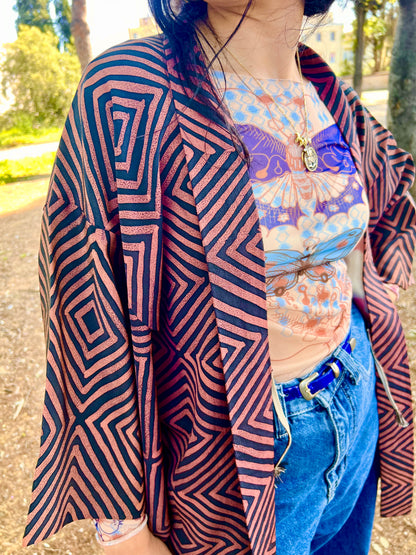 Kimono - Haori - Hypnotic Black