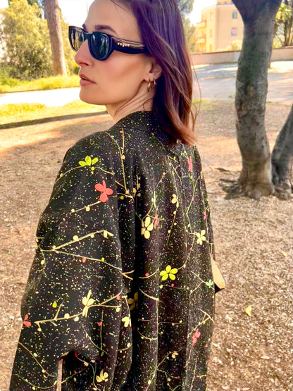 Kimono - Haori - Black Stardust