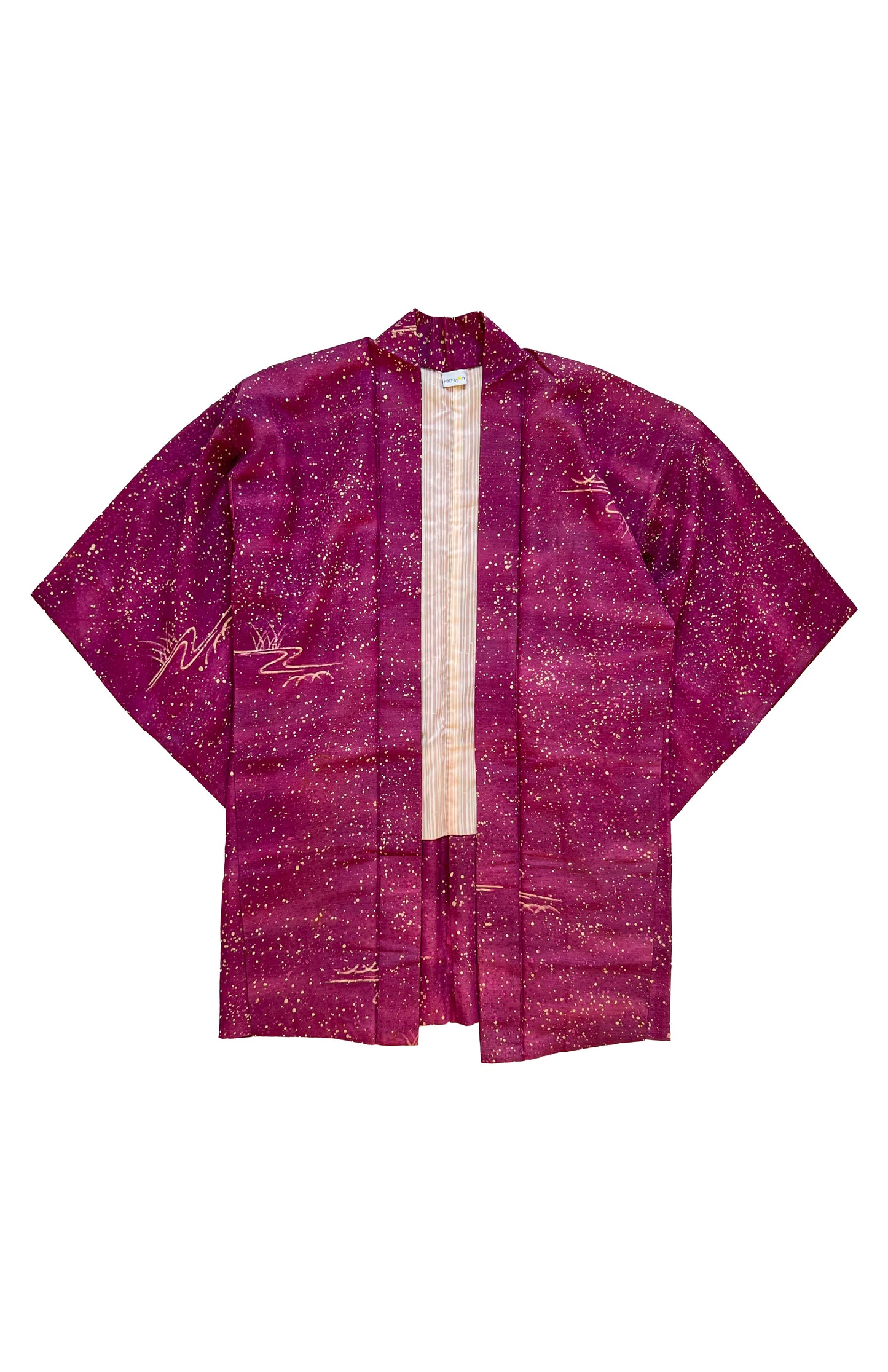 haori vintage giapponese di colore viola