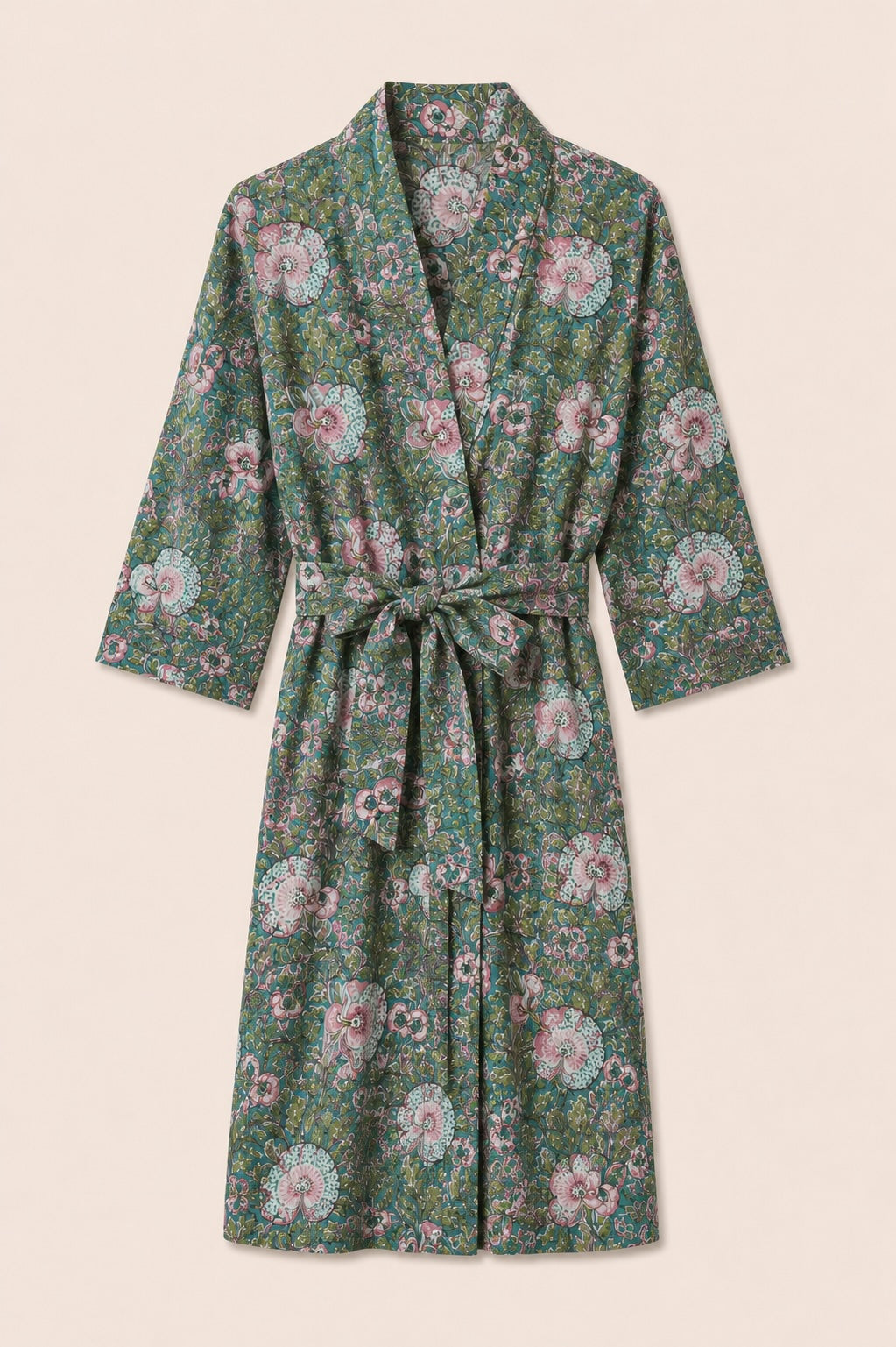 Kimono Cotone Pistacchio